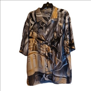 CLAUDIO NUCCI, MENS BUTTON UP SHIRT, SIZE XXL.